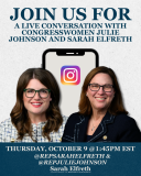 Congresswoman Elfreth and Johnson Host a Live Conversation on the Shutdown