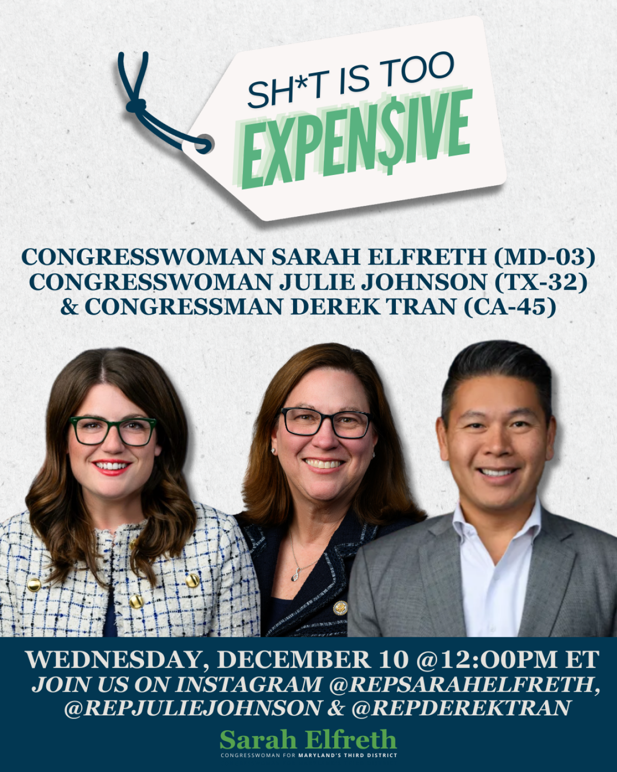 Sh*t Is Too Expensive Instagram Live graphic