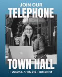 Mark your calendars: We’re back with another telephone town hall on Tuesday, April 21st, at 6:30 PM. Sign up at the link in bio to receive a phone call and join the conversation! ☎️
