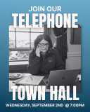 Join Our Telephone Town Hall flyer