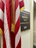 American Flag located outside of Congresswoman Elfreth's DC Office.