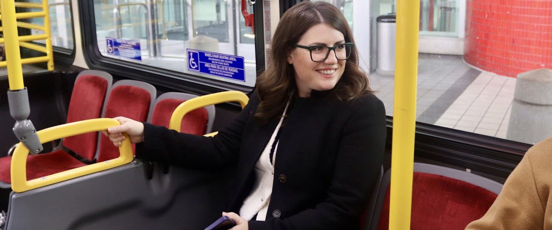 Rep. Elfreth on BWI Bus