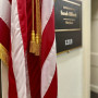 American Flag located outside of Congresswoman Elfreth's DC Office.