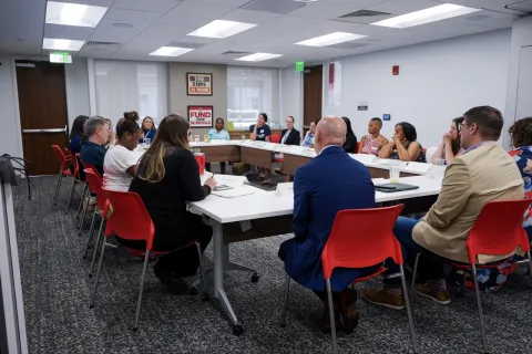 whole roundtable shot