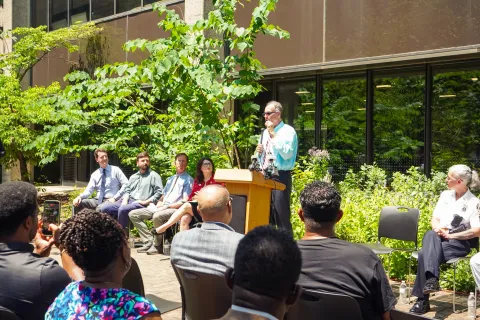 President of UMCES speaks on funding
