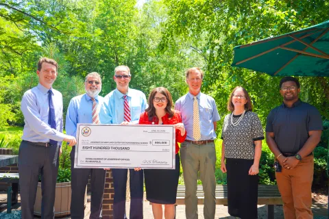 Elfreth presents funding to UMCES