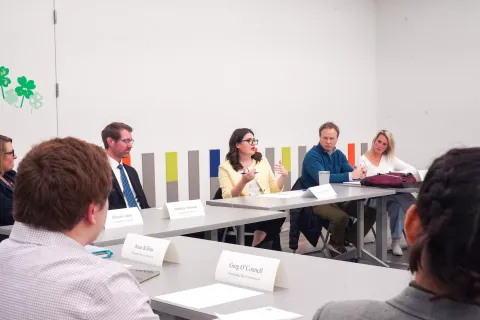 Elfreth speaks to group at environmental roundtable