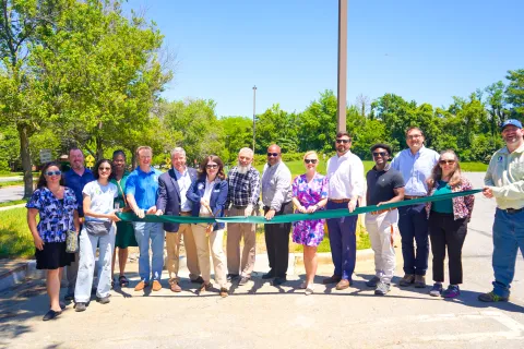 Elfreth does ribbon cutting for first Whole Watershed project