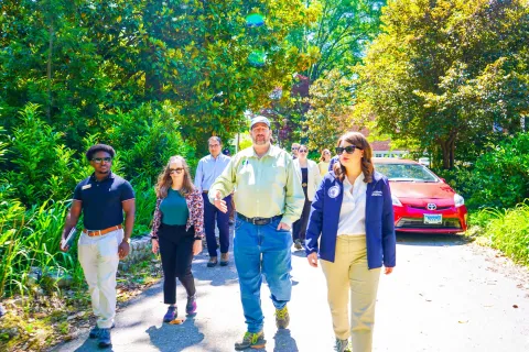 Elfreth tours whole watershed projects