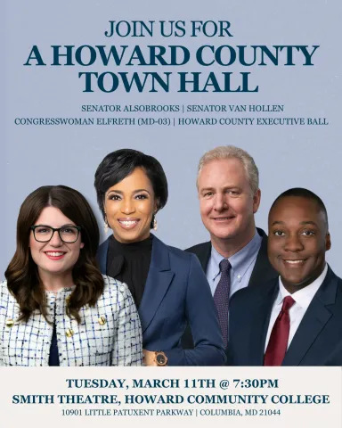 Howard County Town Hall graphic